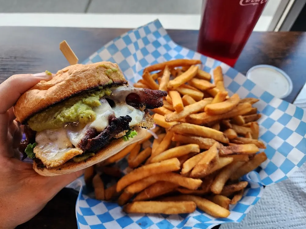 California Burger with Fries